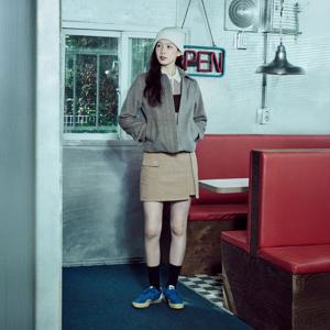 라코스테 공식 여성 코듀로이 스커트 JF219E-55N 02S