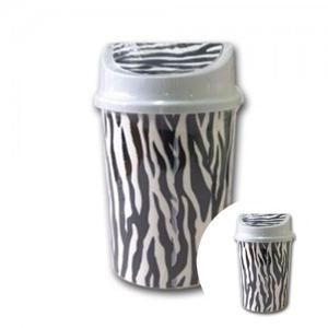 태극 디자인 휴지통 자주꽃1호