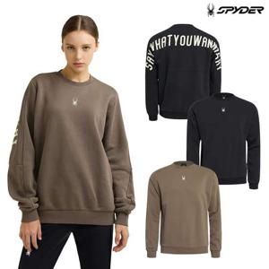 [스파이더] 공용 SWUWS 백 프린트 기모 맨투맨 티셔츠 SPHWCNRL344U