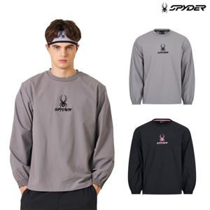 [스파이더] 공용 IRON PINK 우븐 맨투맨 티셔츠 SPKFCNRL203M