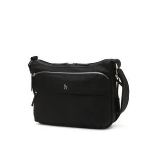 [헤지스]네이비 단색 나일론 크로스백 HJBA6E721N2