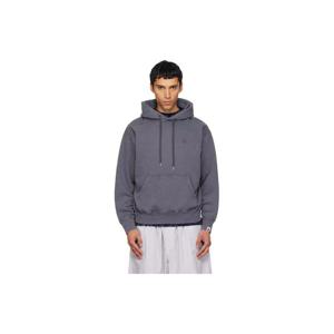25 FW BAPE 남성 그레이 가먼트다잉 원 포인트 후드티 252546M202038
