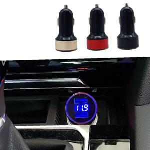 D21 자동차 시거잭 볼트게이지 2구소켓 충전기