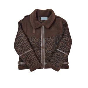 [르니앤맥코이(여성)]레오파드 뽀글이 무스탕 재킷(MN01MJ702HJY)