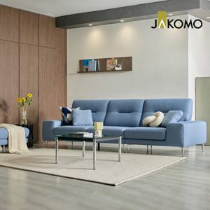 [자코모][신규런칭]누보 4인 데이위브 패브릭 소파+스툴+쿠션2개