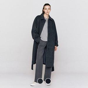 지오다노 375916 여 겨울 울 발마칸 롱 코트 05375916