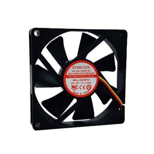 에버쿨 80mm 케이스 팬쿨러 3핀 1볼 EC8015H12CA-3P