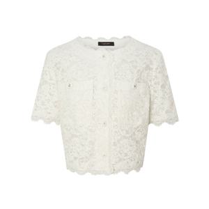 질스튜어트 뉴욕 여성 25FW 시즌오프 아이보리 레이스장식 코튼혼방 반팔자켓 JSJA5D580IV