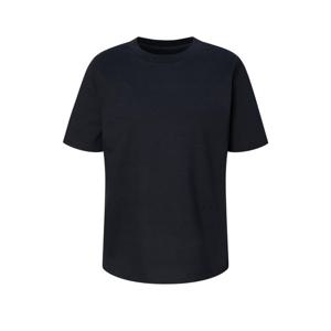 질스튜어트 뉴욕 여성 25FW 시즌오프 네이비 로고자수 코튼 반팔티셔츠 JSTS5D230N3