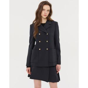 질스튜어트 뉴욕 여성 25FW 시즌오프 네이비 더블 버튼 테일러드 자켓 JSJA5D360N3