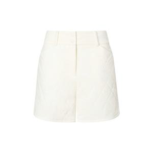 헤지스 골프 여성 25FW 아이보리 여성 퀼팅 다운 하프 밴딩 팬츠 HWPA5D753IV