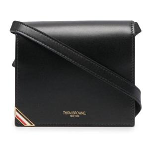 톰브라운 24SS 로고 에나멜 카드홀더 크로스백 블랙 FAW075A 06549 001