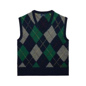 폴로 랄프로렌 아가일 패턴 민소매 베스트 710970657