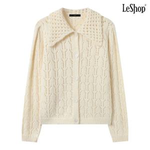 [르샵]카라넥 펀칭 버튼업 니트 가디건 (DP4CK037A)