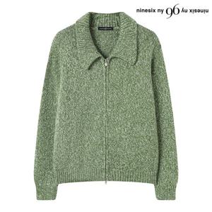 [나인식스뉴욕]데일리 앙고라 하프넥 집업 가디건 (NP4CK033L0)