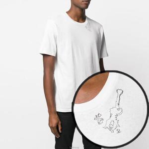 생로랑 프린트 반팔티셔츠 605249 YBQJ2 9776