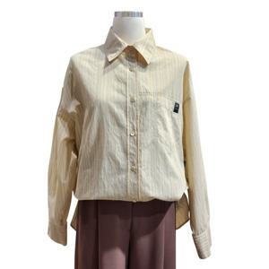 [쥬크]백 스트랩 스트라이프 셔츠    Z253MSC006