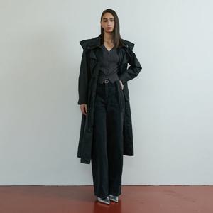 [에고이스트]러플 A라인 롱 점퍼 ER4WC961