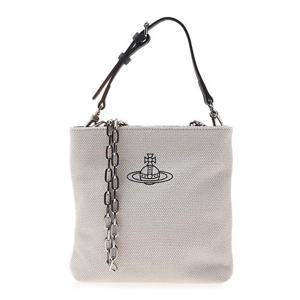 [비비안 웨스트우드] 여성 캔버스 스퀘어 크로스백 43030096 W00IJ D404