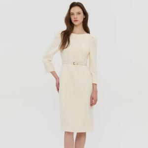 질스튜어트뉴욕   25FW  벨티드 7부소매원피스 JSDR5D460IV