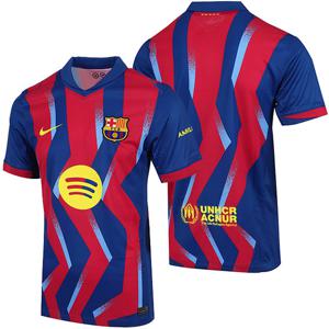 [정품] 나이키 FC 바르셀로나 2025/26 스타디움 포스 저지 유니폼 엘 클라시코 (FZ1304-432)