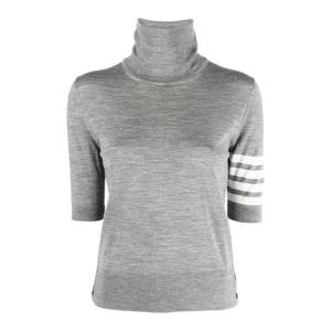 톰브라운 여성 목폴라 반팔 니트 FKA434A Y1014 055