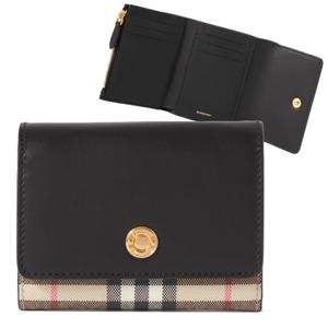 버버리 빈티지 체크 LANCASTER 컴팩트 3단 반지갑 8049257