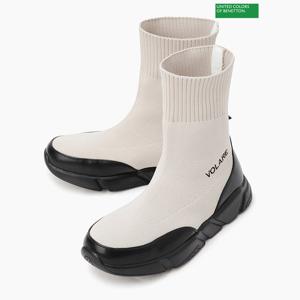 베네통 니트 레터링 자수 부츠 BCSH53461