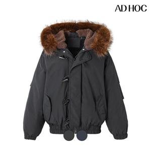 [애드호크]여성 페이크퍼 트리밍 봄버 점퍼(HBBPA52)