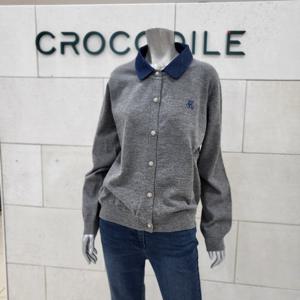 [크로커다일레이디]데님카라 버튼업 가디건CLEWSW110-MY_BP