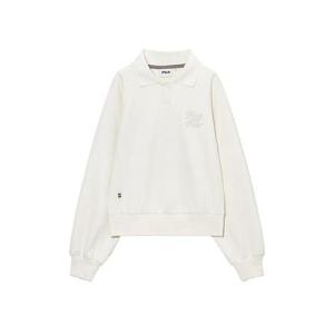 휠라  여성 스웨이드 반집업 맨투맨 FS253PO01F001-175