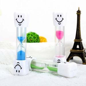 타이머 미소 덴탈 3분 아이 양치 시간 습관 모래시계