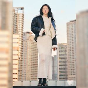 잇미샤 카라 집업 무스탕 점퍼 ITPCFJK120