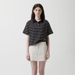 [쥬크]스트라이프 하프 슬리브 폴로 티셔츠 (Z253MSM009)