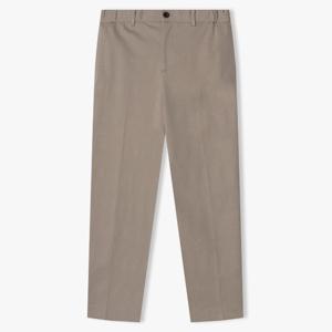 남성 25FW 다크베이지 테이퍼드핏 밴딩 팬츠 LLF23604