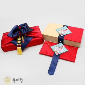 목단자수예단함세트/예단함+보자기+노리개+예단보+예단편지세트+압화편지지포함