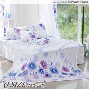 [캐롤라인 샤사] 썸머브리즈 순면리플 침구세트 Q