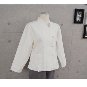 메밀꽃피는날 여성 백저고리 생활한복