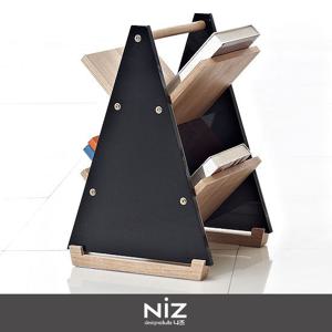 [미즌하임] 룬드 블랙 잡지꽂이/잡지수납