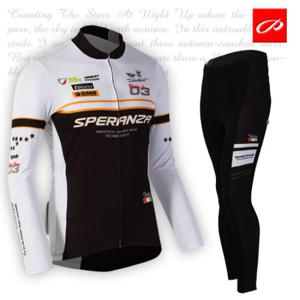 [세트상품] 스페란자 고급소재의 기능성 긴팔져지 9부타이즈 J525 /자전거의류