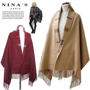 브리티시체크 포켓 프린지숄머플러(3SW101)