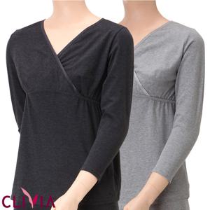 크리비아 출산전후 임산부용 면스판 내의 상의 cwi4926A