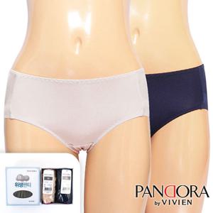 [판도라by비비안]노라인 햄라인 위생팬티2종(PPT1237W)