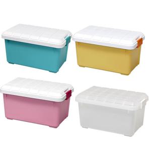 아이리스 캠핑카고 자동차트렁크 정리함 RV박스600(옐로우/핑크)