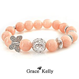 [그레이스켈리]핑크 마산옥 스윗 팔찌