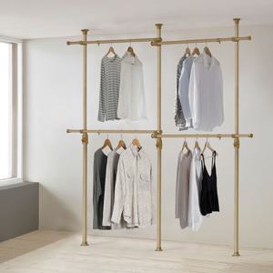 왕자 프리미엄 우드4단행거/고정식행거/철제행거/옷걸이행거