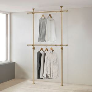 왕자 프리미엄 우드2단행거/옷걸이행거/고정식행거/철제행거