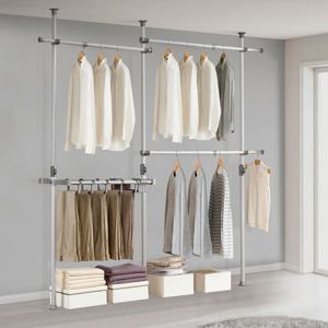 왕자 3단바지걸이행거/고정식행거/철제행거/옷걸이행거