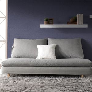 무소음(SS) 등쿠션+라텍스세트형C-보니토그레이+원목다리