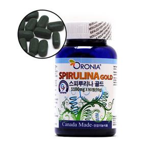 [오로니아] 스피루리나 골드 3개월분 (1100mg 90정 1병)